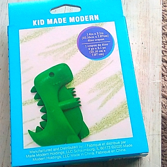 New Kid Made  Dinosaur Crayon With Box - Picture 2 of 3